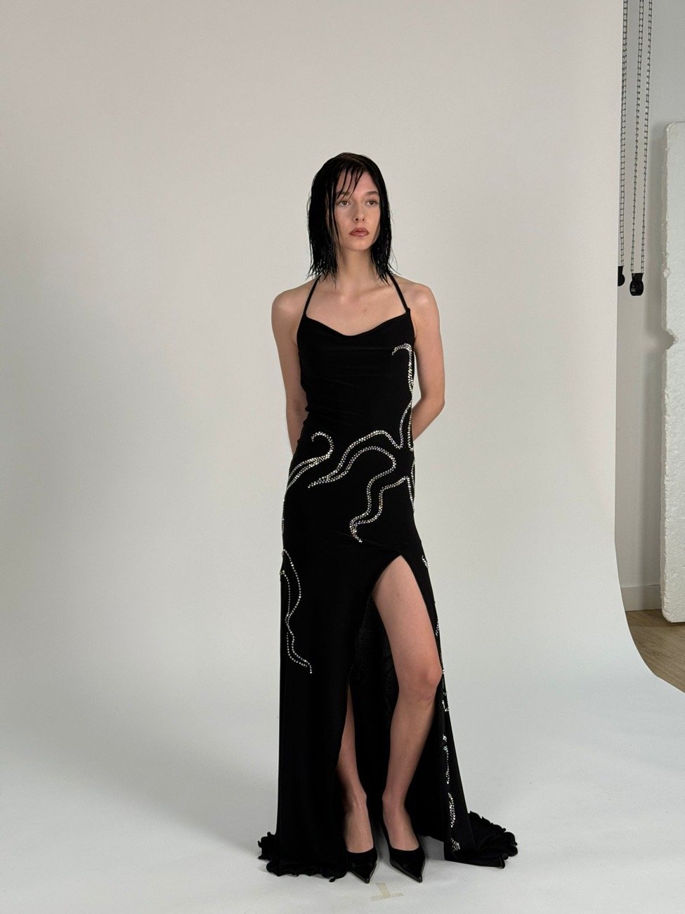 Editorial vestido negro
